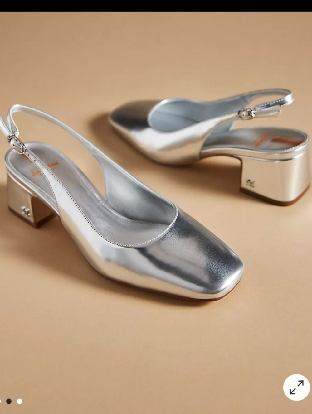 Sam Edelman Women's Terra Slingback Block Heel Shoe Size 8.5